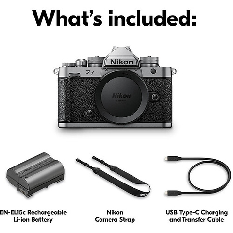 Z f Mirrorless Digital Camera Body (Silver) Image 5