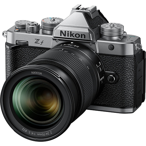 Z f Mirrorless Digital Camera with 24-70mm f/4 Lens (Silver) Image 0