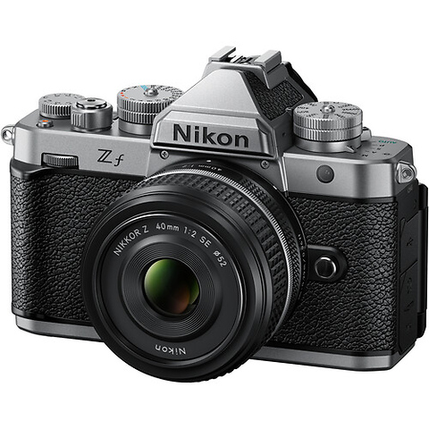 Z f Mirrorless Digital Camera with 40mm Lens (Silver) Image 2