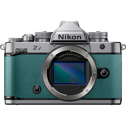 Z f Mirrorless Digital Camera Body (Silver & Teal Blue) Image 0