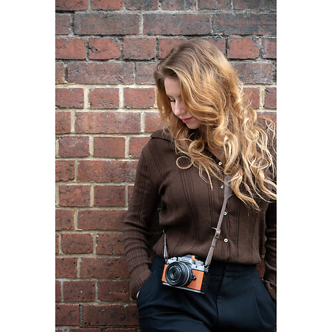 Z f Mirrorless Digital Camera Body (Silver & Cognac Brown) Image 5