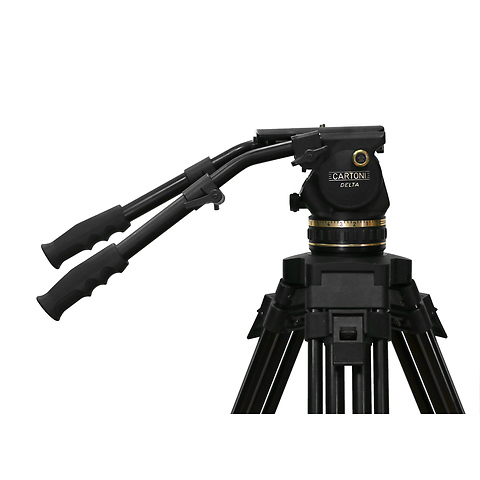 Delta Aluminum Tripod System w/Fluid Head 100mm Bowl - Pre-Owned Image 1