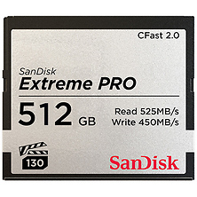 512GB Extreme PRO CFast 2.0 Memory Card Image 0