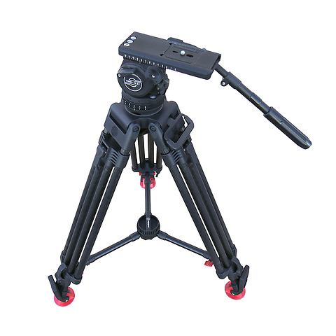 System Video 20 S1 Fluid Head HD w/Carbon Fiber Tripod Legs - Pre-Owned Image 5