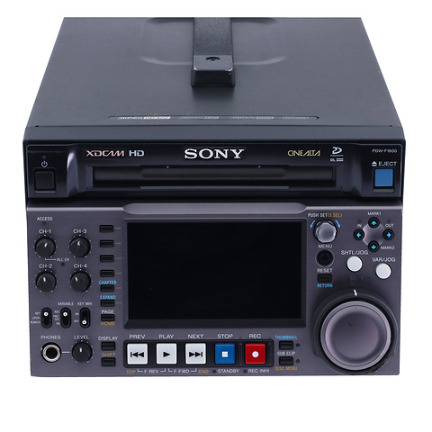 PDW-F1600 XDCAM HD422 Professional Disk recorder - Pre-Owned Image 1