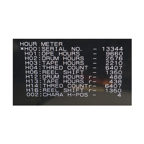 J-30SDI Compact Betacam Series Player - Pre-Owned Image 5