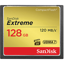 128GB Extreme CompactFlash Memory Card Image 0