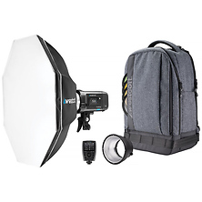 FJ250 250Ws Touchscreen Strobe with FJ-X3 M Universal Trigger (1-Light Backpack Kit) Image 0