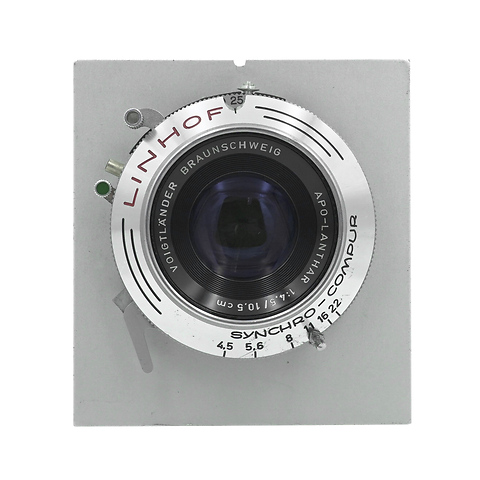 Rare Linhof Apo-Lanthar 10.5cm f/4.5 Synchro Compur Lens - Pre-Owned Image 0