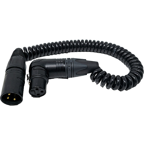 Coiled XLR Jumper Cable (7 to 24 in.) Image 0