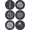 GP-GS3 Gobo Set for MG1200Bi Spotlight Mount (6-Pack) Thumbnail 0