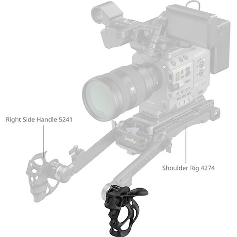ImageGrip Liquid Rotating Handle with ARRI-Style Rosette (Left Side) Image 5