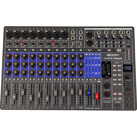 LiveTrak L12next 14x4 Digital Mixer and Recorder Image 2