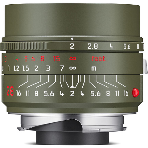 Summicron-M 28mm f/2 ASPH. Lens (Leica M, Safari Green, 2023 Version) Image 0