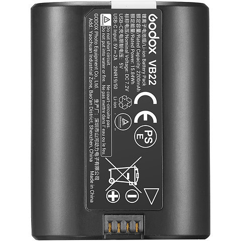VB22 Battery for V480 TTL On-Camera Flash Image 0
