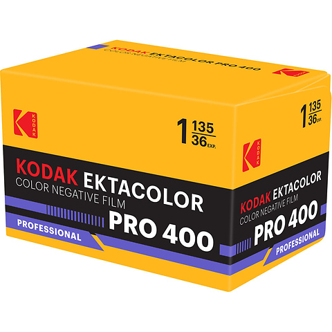 Ektacolor Pro 400 Color Negative Film (35mm Roll Film, 36 Exposures) Image 1
