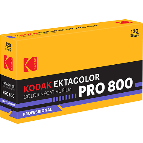 Ektacolor Pro 800 Color Negative Film (120 Film, Single Roll) Image 0