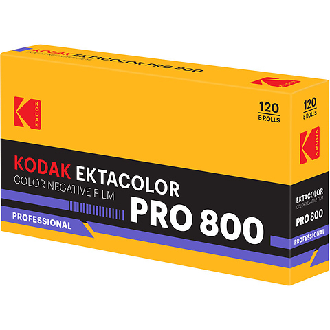 Ektacolor Pro 800 Color Negative Film (120 Film, Single Roll) Image 1