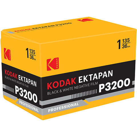 Ektapan P3200 Black and White Negative Film (35mm Roll Film, 36 Exposures) Image 0