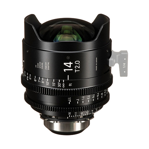 High Speed Prime 14mm T2 Cine Lens PL Mount Imperial Markings - Pre-Owned Image 0