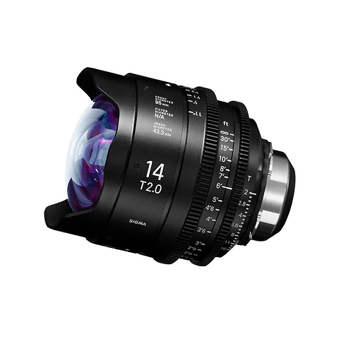 High Speed Prime 14mm T2 Cine Lens PL Mount Imperial Markings - Pre-Owned Image 2