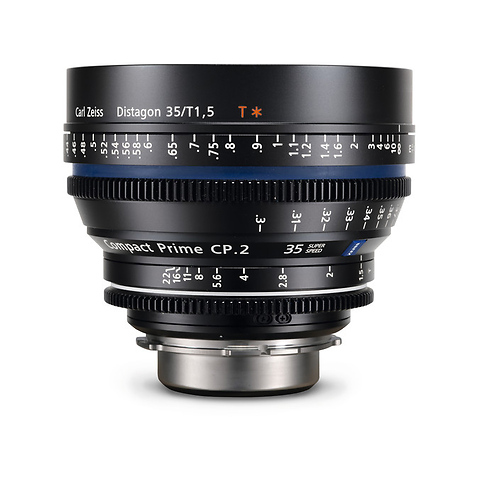 Compact Prime CP.2 Distagon 35mm/T1.5 SS PL Mount w/Imperial Markings - Pre-Owned Image 0