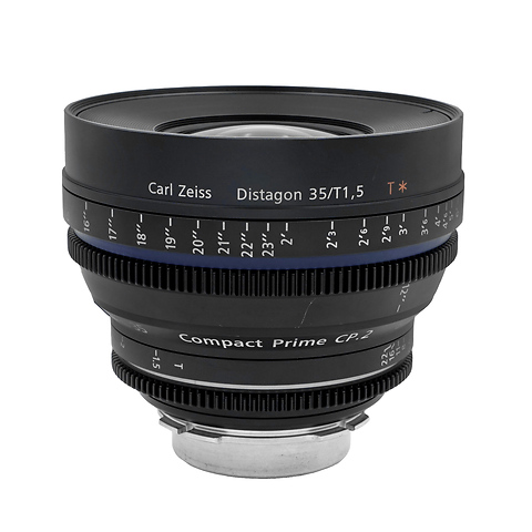 Compact Prime CP.2 Distagon 35mm/T1.5 SS PL Mount w/Imperial Markings - Pre-Owned Image 2