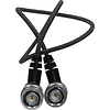 Ultrathin 3G-SDI Right-Angle BNC Cable (16 in., Raven Black) Thumbnail 0