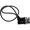 Ultrathin 3G-SDI Right-Angle BNC Cable (16 in., Raven Black) Thumbnail 2