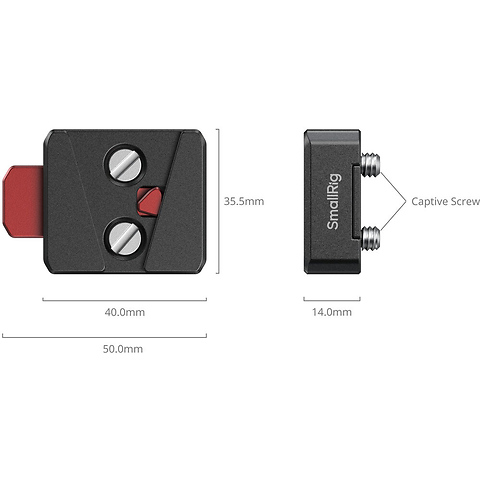 Quick Release V-Lock Mount Plate Kit Image 4
