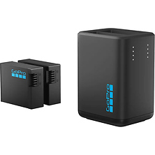 Dual-Battery Charger with Enduro 2 Battery for MISSION 1 Series & HERO13 Black Image 0