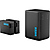 Dual-Battery Charger with Enduro 2 Battery for MISSION 1 Series & HERO13 Black