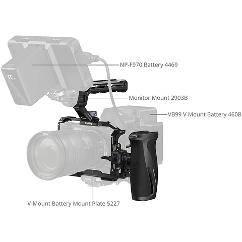 Advanced Camera Cage Kit for Nikon ZR Image 4