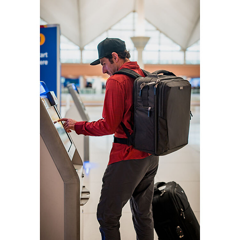 Airport Essentials 26L Backpack (Black) Image 6