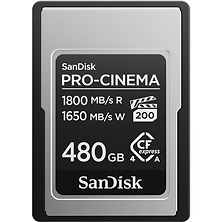 480GB PRO-CINEMA CFexpress Type A Memory Card Image 0
