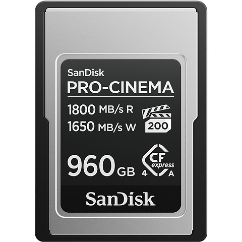 960GB PRO-CINEMA CFexpress Type A Memory Card Image 0