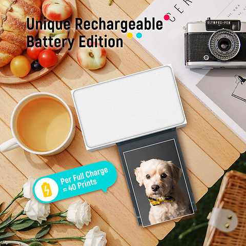 Amber M200 Instant Photo Printer with Rechargeable Battery (20 Photo Papers + 1 Cartridge) Image 5