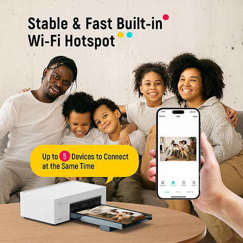 Amber M200 Instant Photo Printer with Rechargeable Battery (20 Photo Papers + 1 Cartridge) Image 7