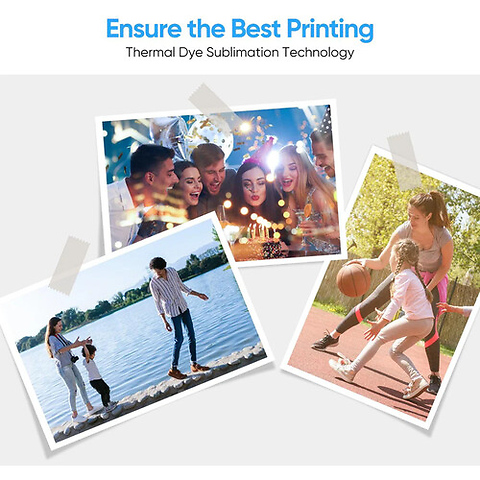 Amber Photo Paper & 2 Ink Cartridge Refill (4 x 6 in., 80 Sheets) Image 4