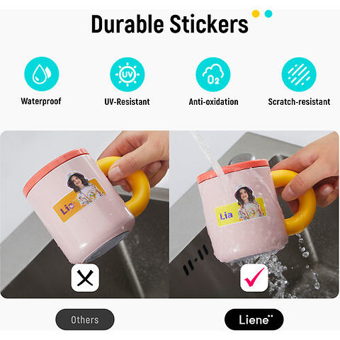 PixCut S1 Sticker Paper with 2 Ink Cartridges (4 x 7 in., 72 Sheets) Image 3