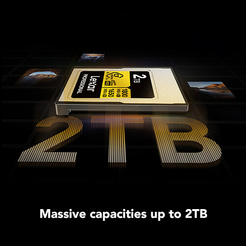 256GB Professional GOLD CFexpress 4.0 Type A Memory Card Image 5