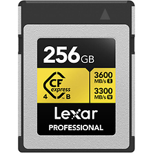 256GB Professional GOLD CFexpress 4.0 Type B Memory Card Image 0