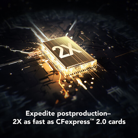 256GB Professional GOLD CFexpress 4.0 Type B Memory Card Image 3
