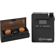 Microsone Discreet Audio Monitoring System (Dark Skin Tone, 174 to 217 + 470 to 608 MHz) Image 0