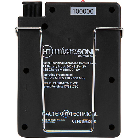 Microsone Discreet Audio Monitoring System (Dark Skin Tone, 174 to 217 + 470 to 608 MHz) Image 6