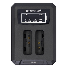 USB-A Dually Charger for Canon NB-13L Image 0