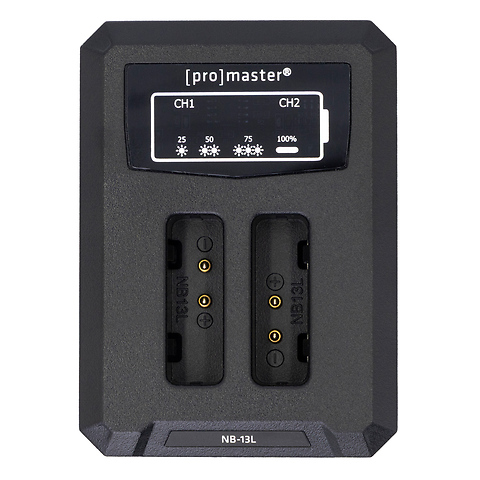 USB-A Dually Charger for Canon NB-13L Image 0