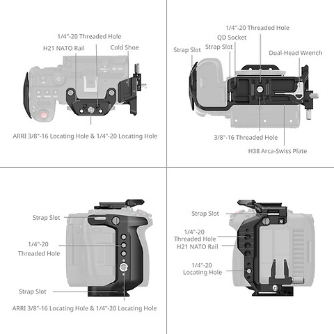 Basic Cage Kit for Canon EOS C50 Image 3