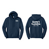 Port & Co. Core Fleece Pullover Hooded Sweatshirt (Navy Blue, Large) Thumbnail 0