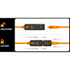 TetherPro Optima 10G TetherBoost Locking USB-C Extension Cable (16', High-Visibility Orange) Thumbnail 3
